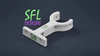 STL File - 1/2" PVC Pipe (Open) to Coro Bracket Ultra Slimline