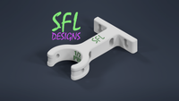 STL File - 3/4" PVC Pipe (Open) to Coro Bracket Ultra Slimline