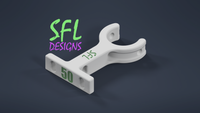 STL File - 3/4" PVC Pipe (Open) to Coro Bracket Ultra Slimline