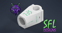 Coyote Tee Connector STL - 1/2" PVC to 1/2" EMT