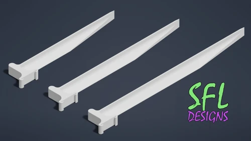 Pixel Strip Pipe Stakes 8", 10" & 12"