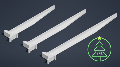 Pixel Strip Pipe Stakes 8", 10" & 12"