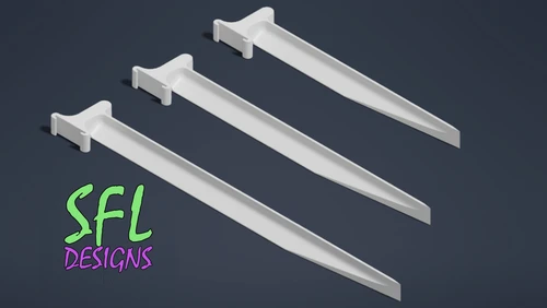 Pixel Strip Pipe Stakes 8", 10" & 12"