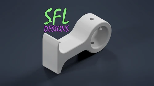 Pipe to Vinyl Siding Bracket