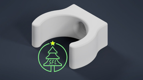 Flush Mount Pipe Clip