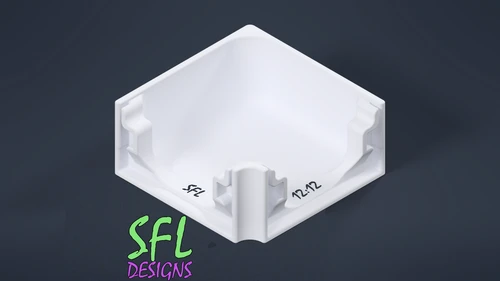 Puck Track Angled Corner Bracket