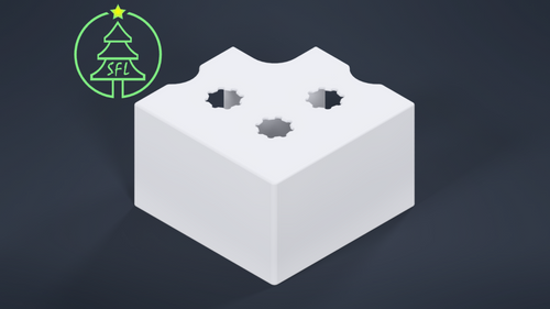 Bullet Track Angled Corner Bracket