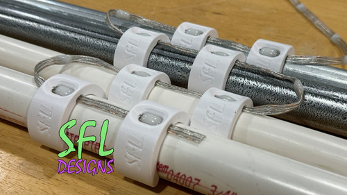 STL File - 1/2" PEX Seed Pixel Pipe Clip