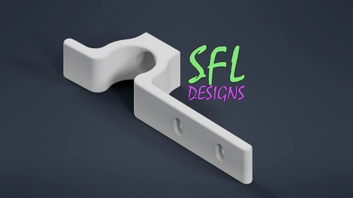 STL File - 3/4" PEX Flush Mount Icicle Pipe Clip