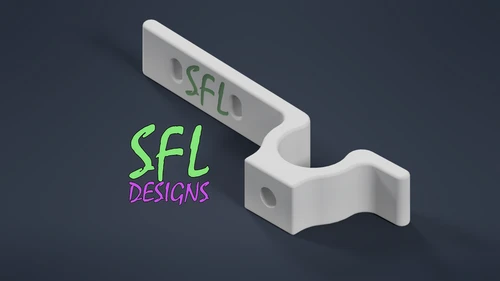STL File - 3/4" PEX Flush Mount Icicle Pipe Clip