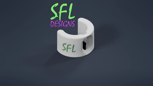 STL File - 1/2" EMT Seed Pixel Pipe Clip