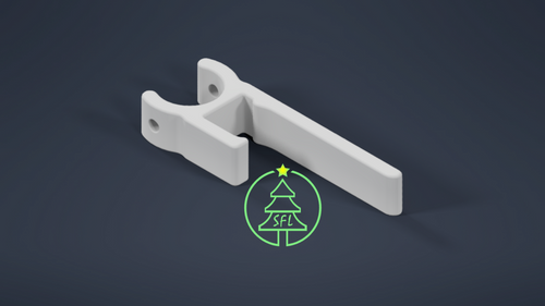 STL File - 1/2" EMT Slip Fit Gutter Clip