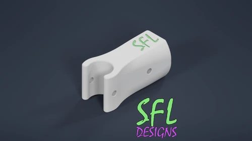 STL File - 1/2" EMT to 1/2" EMT Perpendicular Pipe Mount