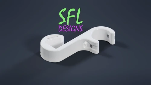 STL File - 3/4" EMT Standard Gutter Clip