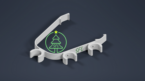STL File - 1/2" EMT Roof Peak Bracket