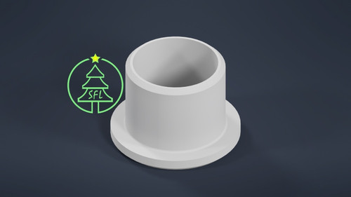 STL File - 1/2" PVC to 1/2" EMT Bushing