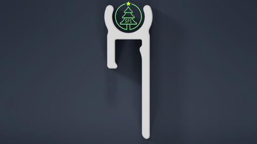 STL File - 3/4" EMT Slip Fit Gutter Clip