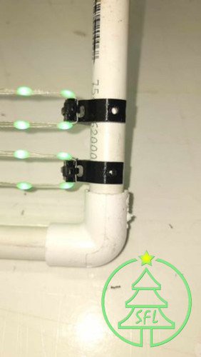 STL File - 3/4" EMT Seed Pixel Pipe Matrix For 1" Seed Spacing