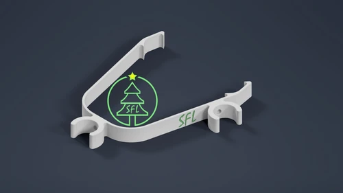 STL File - 3/4" EMT Roof Peak Bracket
