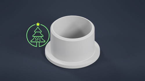 STL File - 3/4" PVC to 3/4" EMT Bushing