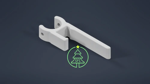 STL File - 25mm PVC Slip Fit Gutter Clip