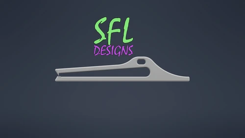 STL File - 25mm PVC Perpendicular Shingle Clip