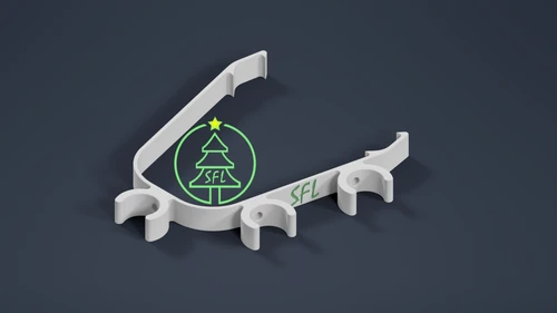 STL File - 25mm PVC Roof Peak Bracket