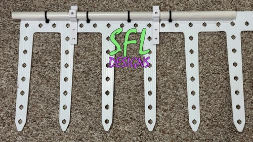 STL File - 20mm PVC Flush Mount Icicle Pipe Clip