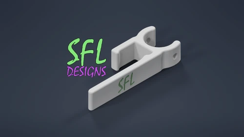 STL File - 20mm PVC Slip Fit Gutter Clip