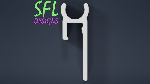 STL File - 20mm PVC Slip Fit Gutter Clip