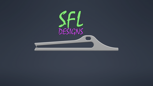 STL File - 20mm PVC Perpendicular Shingle Clip