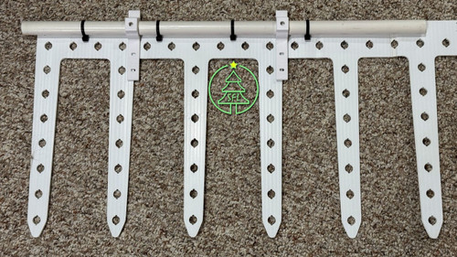 STL File - 3/4" PVC Flush Mount Icicle Pipe Clip