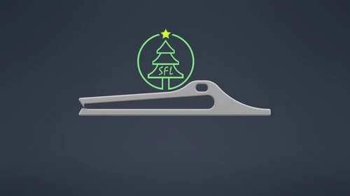 STL File - 3/4" PVC Perpendicular Shingle Clip