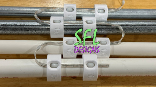 STL File - 1/2" PVC Seed Pixel Pipe Clip