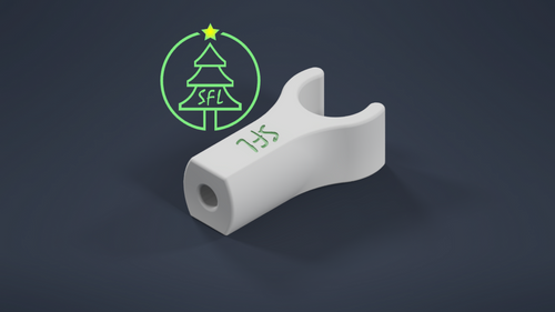 STL File - 1/2" PVC Pipe Standoff 1/4-20