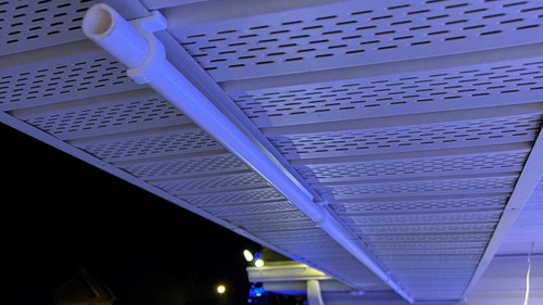 STL File - 1/2" PVC Soffit Trim Clip - Rotated