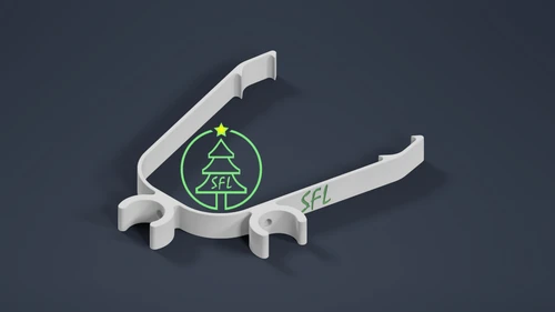 STL File - 1/2" PVC Roof Peak Bracket