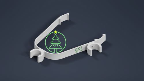 STL File - 1/2" PVC Roof Peak Bracket