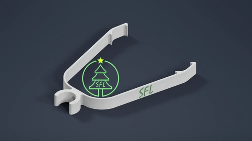 STL File - 1/2" PVC Roof Peak Bracket