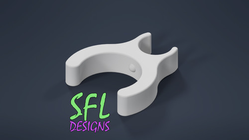 STL File - 1/2" PVC Parallel Pixel Pipe Clip