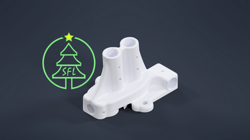 STL File - 3/4" PEX Dual SFL Ultimate Arch Base