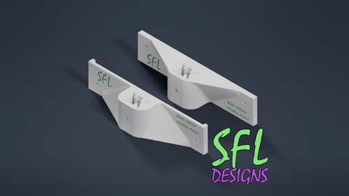 STL File - Budbox NBF-32022 Mount Fence Post