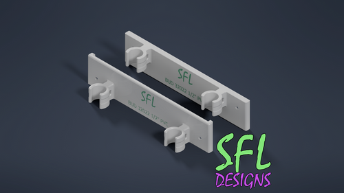 STL File - Budbox NBF-32022 Mount Dual 1/2" PVC
