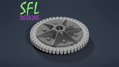 STL File - 8" Seed Pixel Topper - 48 String