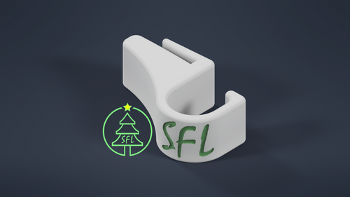 STL File - Soffit Trim Cable Hook