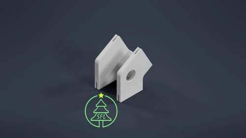 STL File - Permatrack Inside Corner Bracket 7:12 - Bottom & Side Pixel  Mount