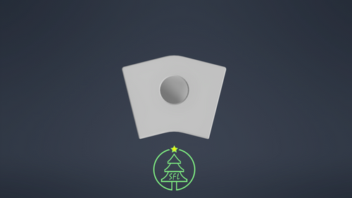 STL File - Permatrack Inside Corner Bracket 3:12 - Bottom & Side Pixel  Mount