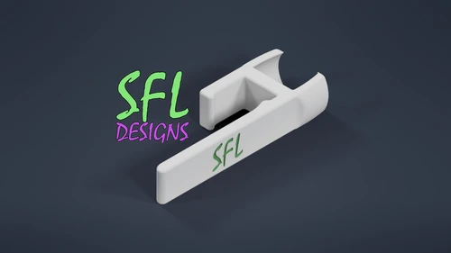 STL File - Pixa Bulb Slip Fit Gutter Clip - Top Mount