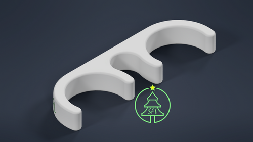 STL File - SFL Ultimate Arch Base Back Brace 3/4" PEX