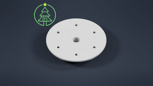 STL File - 8" Seed Pixel Topper - 1/2" EMT Mounting Base